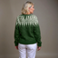 Women’s Forest Green Snowflake Knitted Cardigan