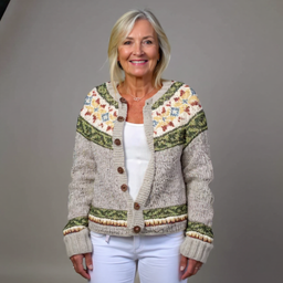 Women’s Autumn Fair Isle Knitted Cardigan
