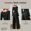 Women’s Square Neck Long Sleeve Wide-Leg Jumpsuit - view 4