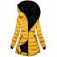 Women’s Quilted Hooded Winter Coat - Yellow