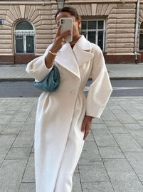 Women’s Belted Wrap Maxi Coat