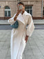 Women’s Belted Wrap Maxi Coat