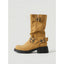 Women’s Buckle Mid Calf Biker Boots