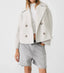 Women’s Cropped Double Breasted Peacoat