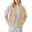 Women’s Cropped Double Breasted Peacoat