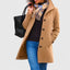 Women’s Double Breasted Wool Blend Peacoat