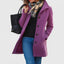 Women’s Double Breasted Wool Blend Peacoat