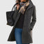 Women’s Double Breasted Wool Blend Peacoat