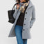 Women’s Double Breasted Wool Blend Peacoat