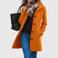 Women’s Double Breasted Wool Blend Peacoat