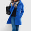 Women’s Double Breasted Wool Blend Peacoat