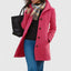 Women’s Double Breasted Wool Blend Peacoat