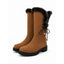 Women’s Faux Fur Trimmed Knee High Boots