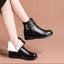 Women’s Fur Lined Buckle Ankle Boots