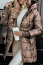Women’s Hooded Quilted Jacket with Fur Lined Hood