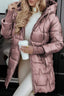 Women’s Hooded Quilted Jacket with Fur Lined Hood