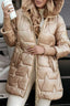 Women’s Hooded Quilted Jacket with Fur Lined Hood