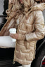 Women’s Hooded Quilted Jacket with Fur Lined Hood