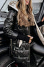 Women’s Hooded Quilted Jacket with Fur Lined Hood