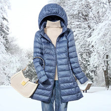 Women’s Longline Hooded Puffer Coat
