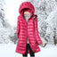Women’s Longline Hooded Puffer Coat