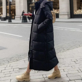 Women’s Maxi Length Hooded Puffer Coat
