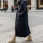 Women’s Maxi Length Hooded Puffer Coat