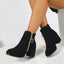 Women’s Pointed Block Heel Ankle Boots