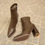 Women’s Pointed-Toe Chunky Heel Ankle Boots