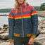 Women’s Retro Stripe Puffer Jacket