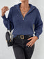 Women’s Ribbed Half Zip Jumper