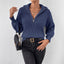 Women’s Ribbed Half Zip Jumper