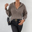 Women’s Ribbed Half Zip Jumper