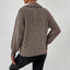 Women’s Ribbed Half Zip Jumper