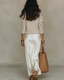 Women’s Satin Slip Dress and Knit Jumper Set