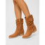 Women’s Slouchy Suede Buckle Boots