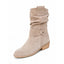 Women’s Slouchy Suede Buckle Boots