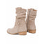 Women’s Slouchy Suede Buckle Boots