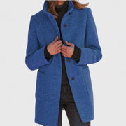 Women’s Stand Collar Longline Coat