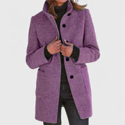 Women’s Stand Collar Longline Coat