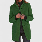 Women’s Stand Collar Longline Coat
