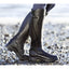 Women’s Knee-High Buckle Strap Country Boots - Black